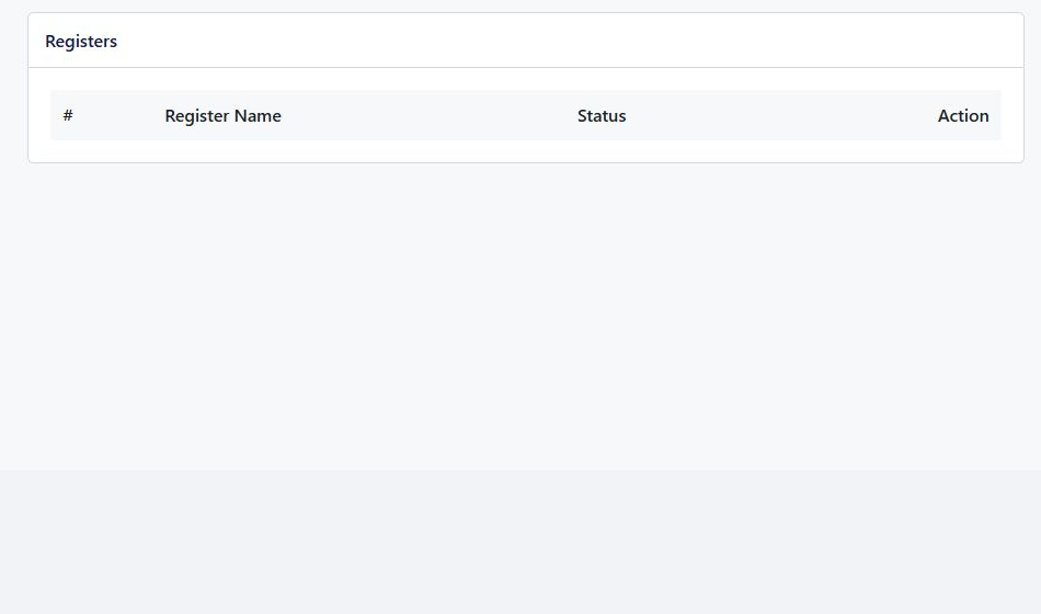 Cash Register settings and drawer overview